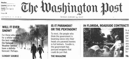 Washington Post Front Page
